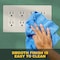 Faith 4-Gang Decorator Screwless Wall Plates, Fits GFCI, USB Recep, Dimmers, Light Controls, Light Almond SWP4-LA-01 - alternate 7